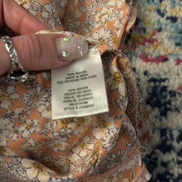 Patrons of Peace // flowered flowy skort - Picture 6 of 6